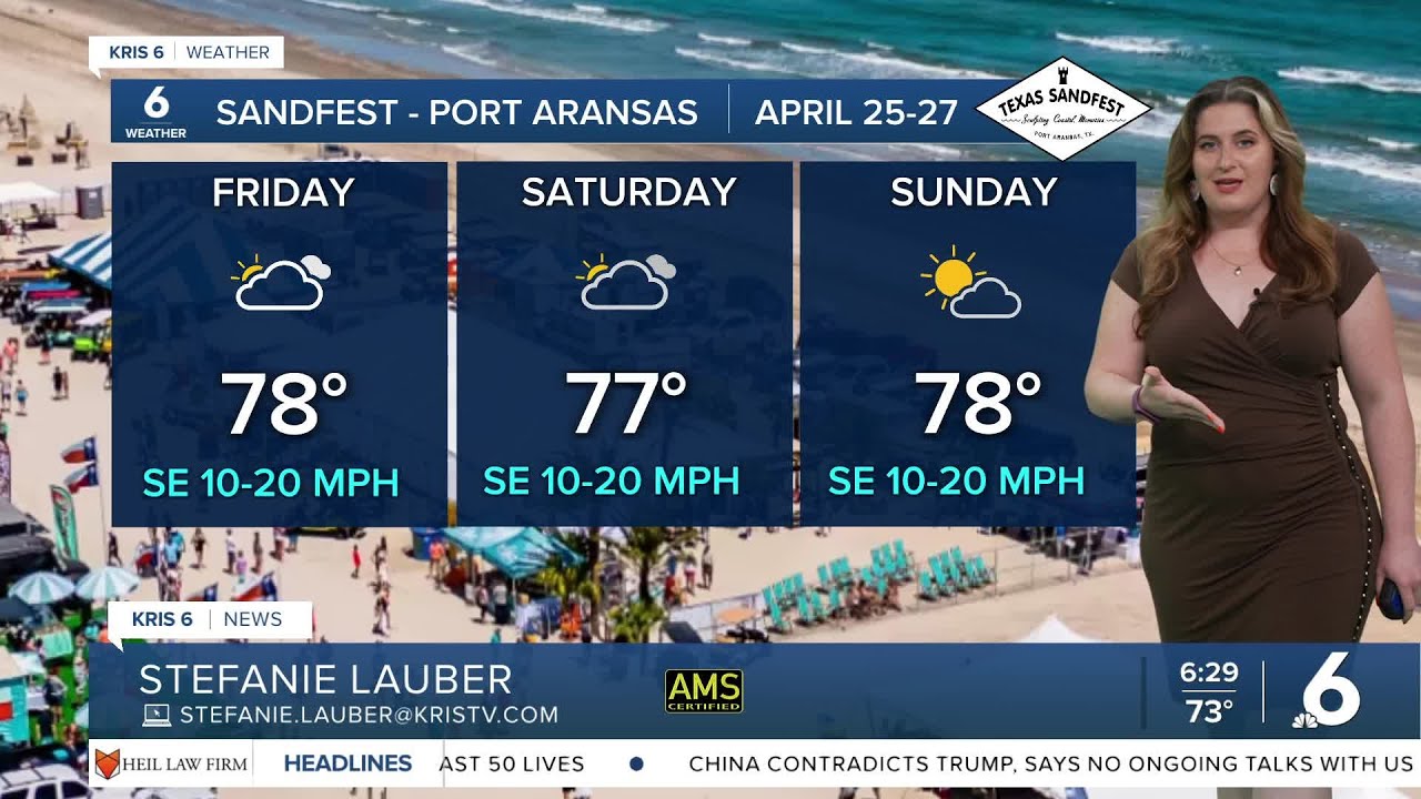 WEEKEND FORECAST: A mix of sun and clouds with a humid breeze (4-25-25)