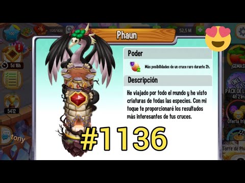Dragon City #1136 - 3 Cruces... y 3 dragones nuevos con activar la Torre de Phaun (1ª parte)