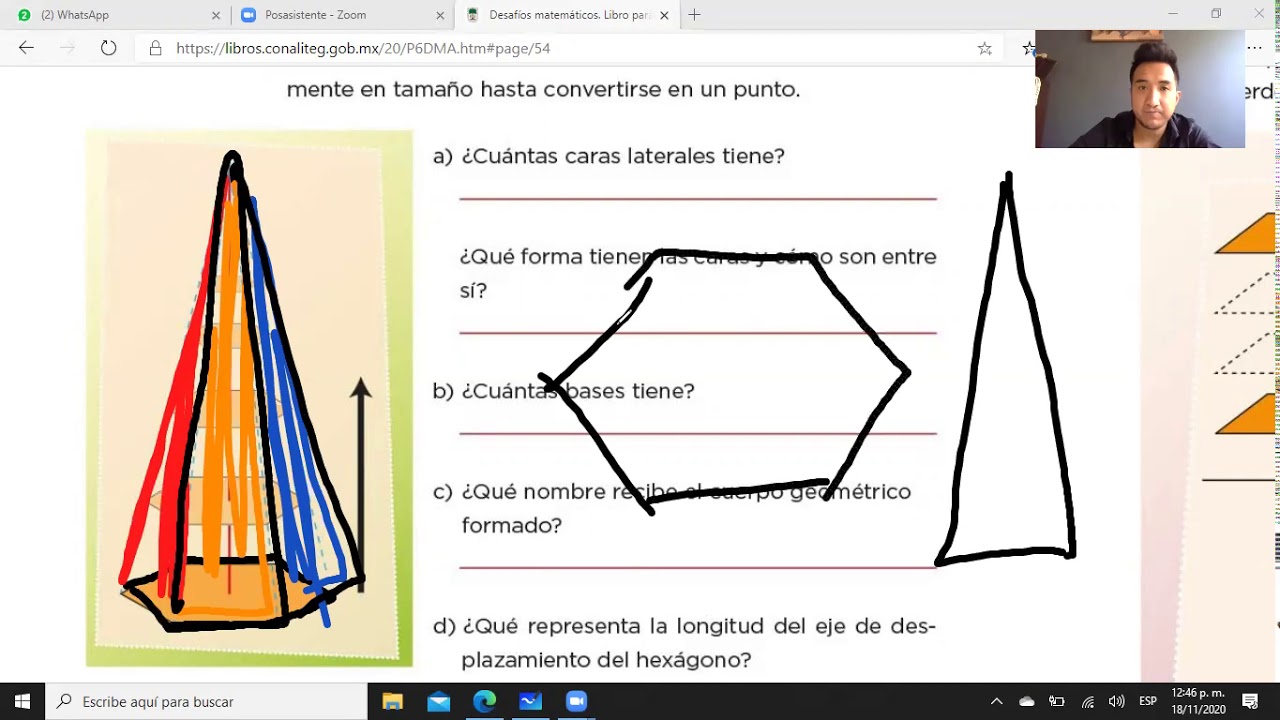 Matemáticas 6° Cuerpos Geométricos (Primas y Pirámides)