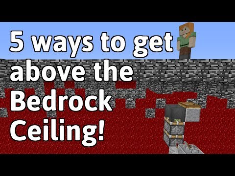 5 ways to get above the Bedrock Ceiling! 1.9-1.20+ Minecraft