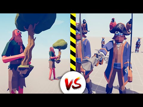 Tree Giants vs Pirates (Totally Accurate Battle Simulator) Tabs
