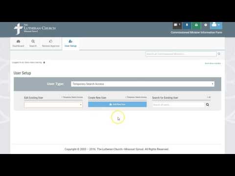 CMIF Temporary User Setup Training - LCMS District Offices