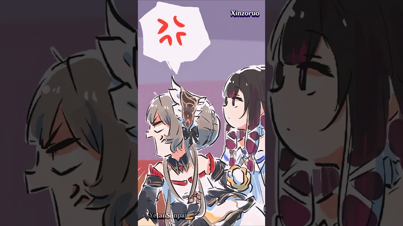 Sandrone Gets Mad At Arlecchino And Lynette [ Genshin Impact Comic ]
