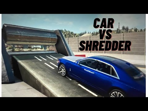 Car VS Shredder #shorts #beamngdrive