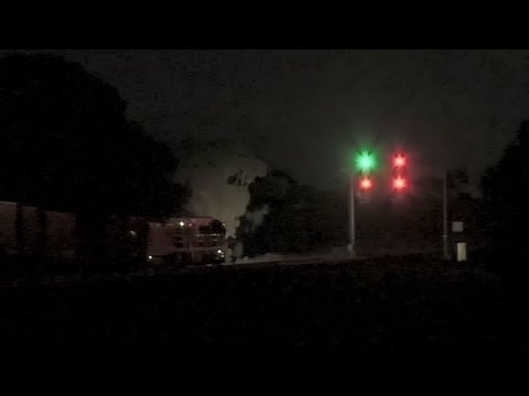 Night Freight Train from Adelaide to Melbourne - Australian Trains, Railways and Railroads