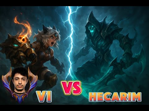 Nightblue3's Vi Jungle vs Hecarim Showdown – Epic Outplay!