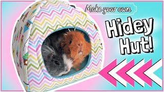 How to Make Your Own Guinea Pig Hidey Hut: Tutorial and Sewing Pattern!