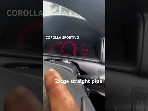 Straight piped Corolla Sportivo 2zzge