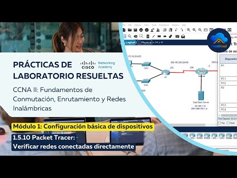 CCNAv7 II | Laboratorio resuelto | 1.5.10 Packet Tracer - Verificar redes conectadas directamente
