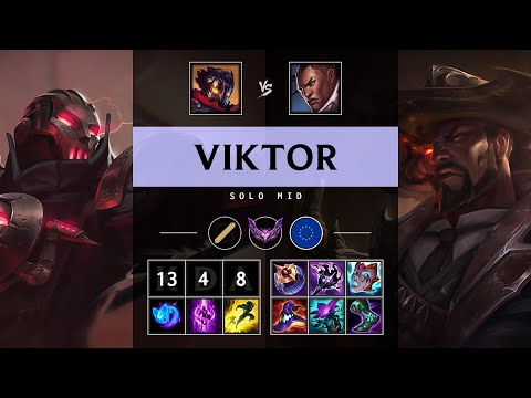 Viktor Mid vs Lucian: Quadra Kill, Dominating - EUW Master Patch 14.17