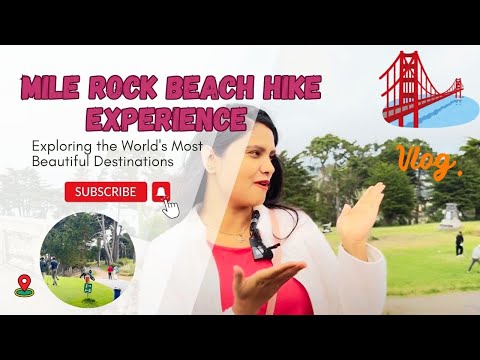 San Francisco Ki Shaam: Mile Rock Beach Hike Experience 🌇🏞️ | USA LifeStyle |BeApoorvSweta