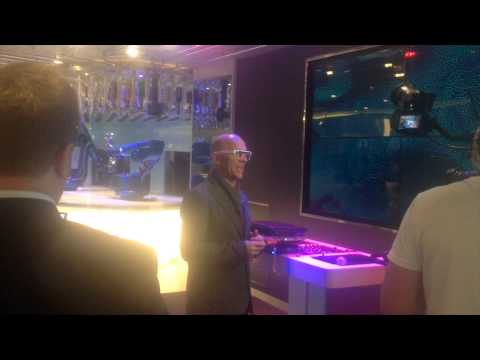 Royal Caribbeans Jason Bradbury talks about Quantum Of The Seas Bionic Bar