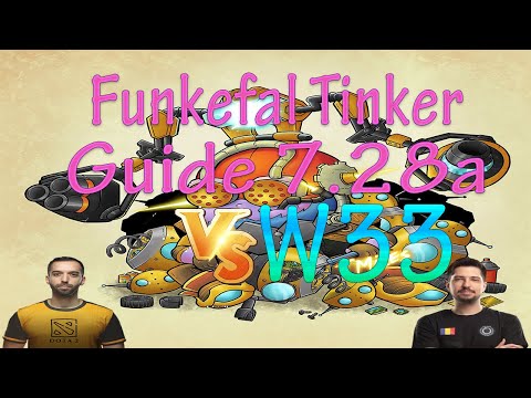 Funkefal 7.28a Tinker Laning Stage Guide Vs W33 Storm Spirit. How To Disable Storm's Early Farm.