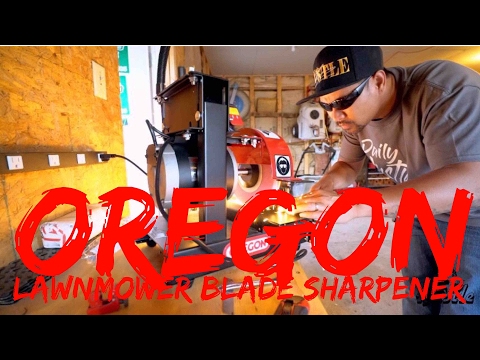Oregon Lawn mower blade sharpener