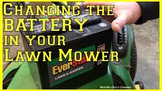 How To change the Battery in your Riding Lawn Mower - EASY