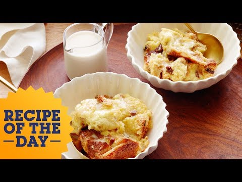 Recipe of the Day: Giada's Panettone Bread Pudding with Amaretto Sauce | Food Network