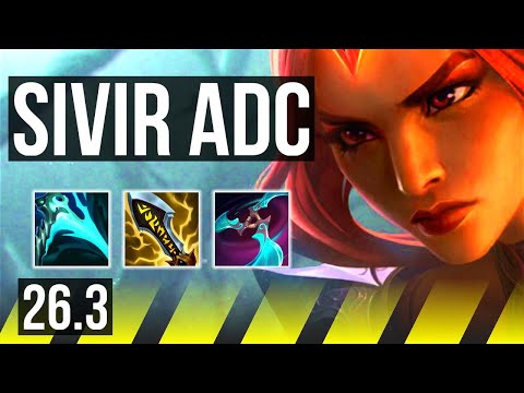 SIVIR & Yuumi vs DRAVEN & Rell (ADC) | Perfect KDA: 15/0/10 | NA Challenger | 26.3