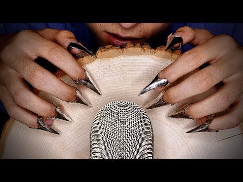 ASMR Wood Tapping & Scratching with CLAWS (Sleep-Inducing)