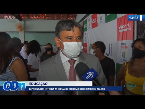 Governador entrega as obras de reforma do CETI Milton Aguiar 04 11 2021
