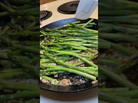 Spicy Garlic Butter Asparagus
