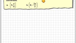 Converting polar coordinates into cartesian coordinates