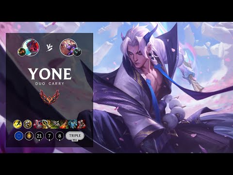 Yone ADC vs Soraka - EUW Grandmaster Patch 12.7