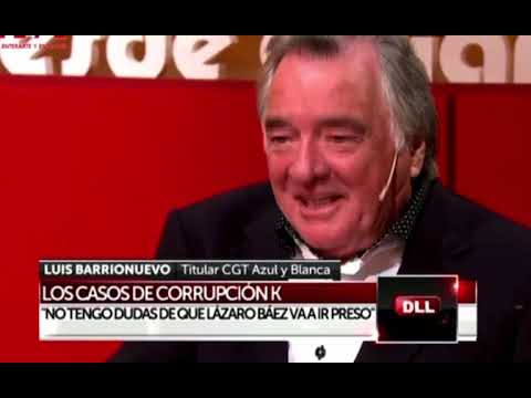 Luis Barrionuevo: "No tengo ninguna duda de que Cristina Kirchner va a ir presa"