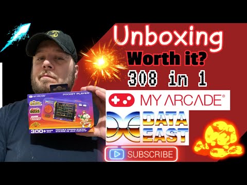 My Arcade Data East Handheld Unboxing, Review #gaming #gameplay #unboxing