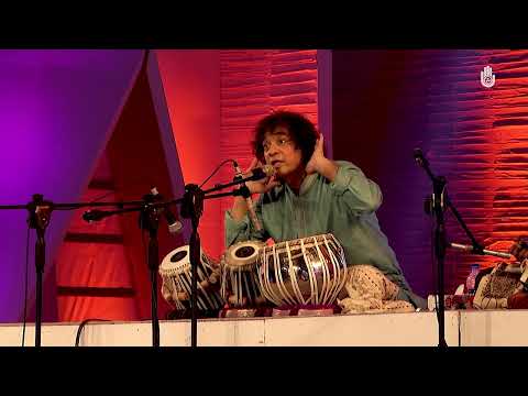 Ustad Zakir Hussain describing tabla composition  I  Live at BCMF 2015