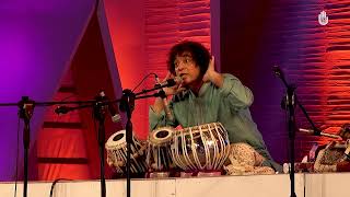 Ustad Zakir Hussain describing tabla composition I Live at BCMF 2015