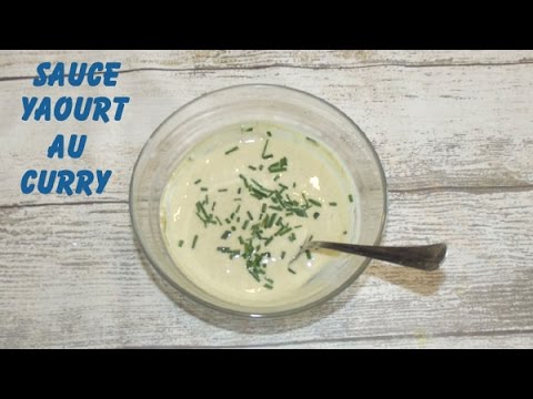 Sauce yaourt au curry