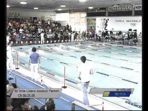 Finale dei 50 Stile Libero  Assoluti Femmine Agonisti - 16 Memorial Chiara Giavi