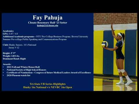 Tri-State Volleyball Championships - Husky vs NEVBC Highlights 02/27