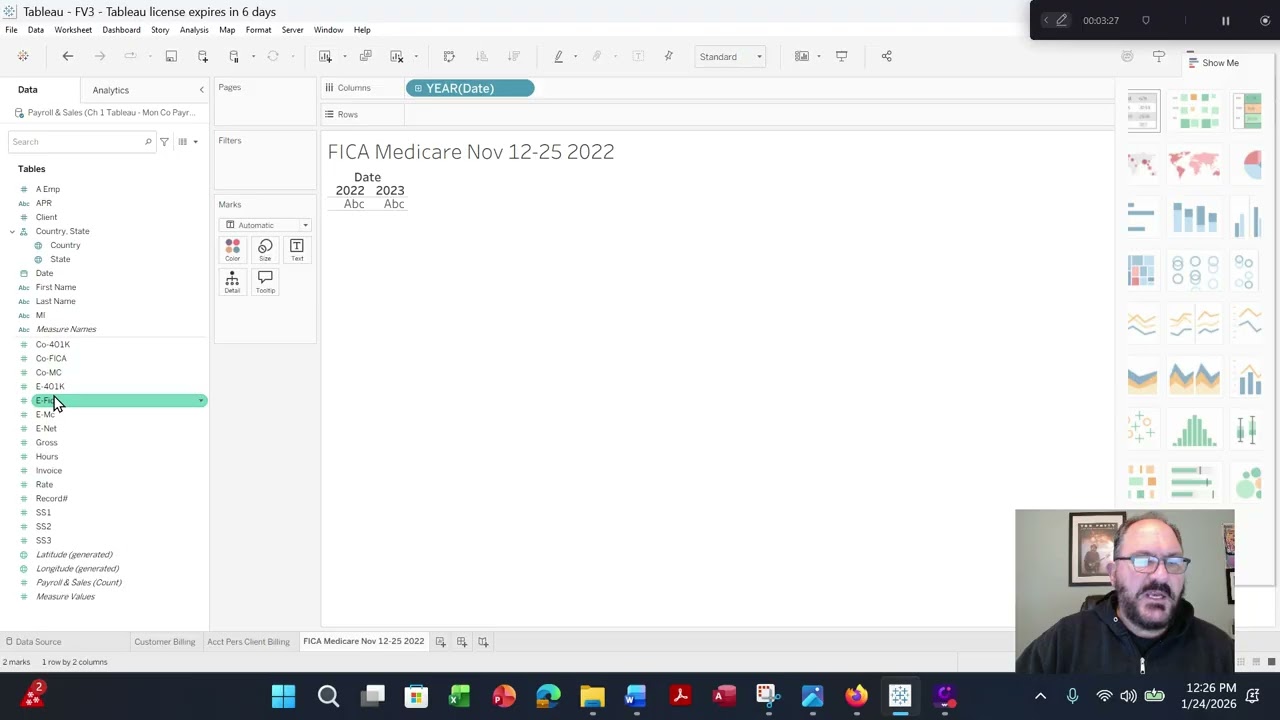 ACC 5551 Tablea Assignment 3