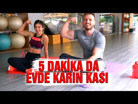 5 Dakikada Evde Karın Kası Yap | Açıklamalı