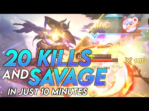 20 Kills and Savage in Just 10 Minutes😲! | Fanny Aggressive Gameplay | Top Global Fanny
