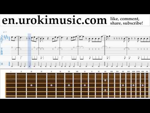 Guitar lessons Imagine Dragons - Walking the Wire Sheet Music Tutorial Part#2 um-i352