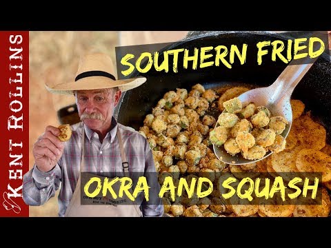 Southern Fried Okra and Yellow Squash