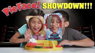 PIE FACE SHOWDOWN!!! Whipped Cream CHALLENGE!