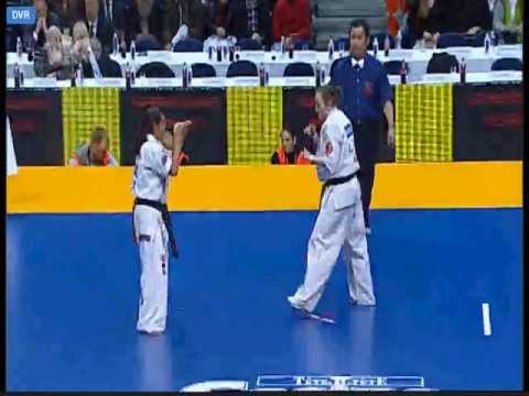 Shinkyokushin 5th World Cup - Djefini Carvalho vs Gabija Gudeliauskaite