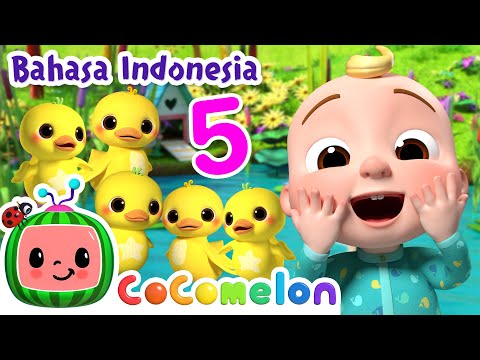 Lima Bebek Kecil 🦆 | CoComelon Bahasa Indonesia - Lagu Anak Anak | Nursery Rhymes