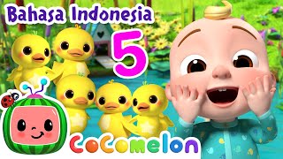 Download lagu Lima Bebek Kecil 🦆 | CoComelon Bahasa Indonesia - Lagu Anak Anak | Nursery Rhymes mp3