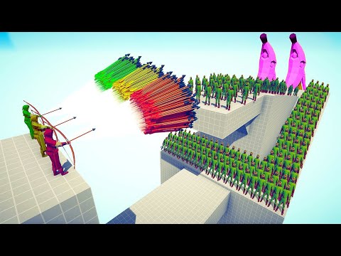 BANANA ARMY vs EVERY GODS - Totally Accurate Battle Simulator TABS