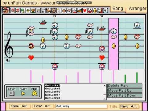 Get Lucky - Mario Paint Composer - Daft Punk