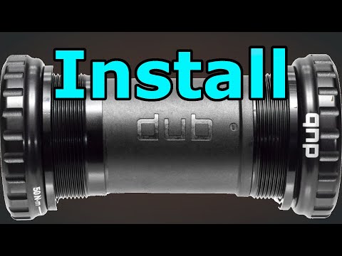 Anleitung zum Einbau eines SRAM DUB Tretlagers mit Gewinde