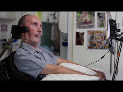 Dr Richard Bennett has locked-in syndrome
