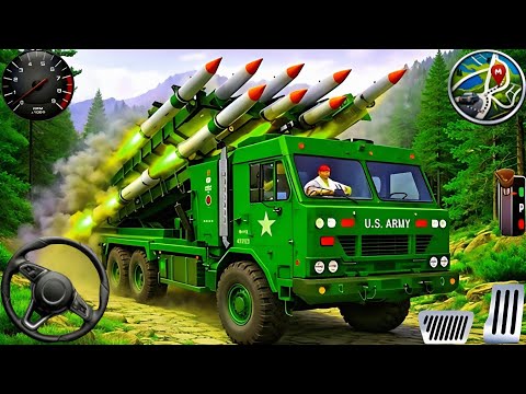 Army Track Driving Cargo Games 2025 - US  Offroad Army Track Driving Simulator - Android Gameplay