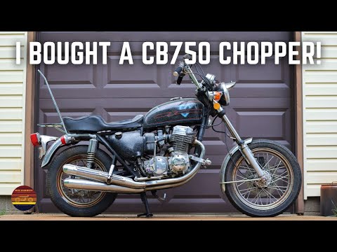 I Bought An Old School CB750 Chopper! How Bad Is It?  EP1