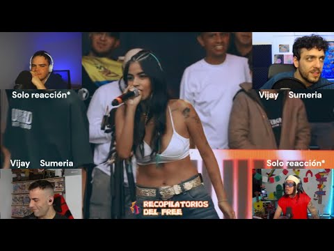 MULTIREACCION al 4X4 de VIJAY vs SUMERIA en FMS PERU | #fms #fmsperu #vijay #sumeria