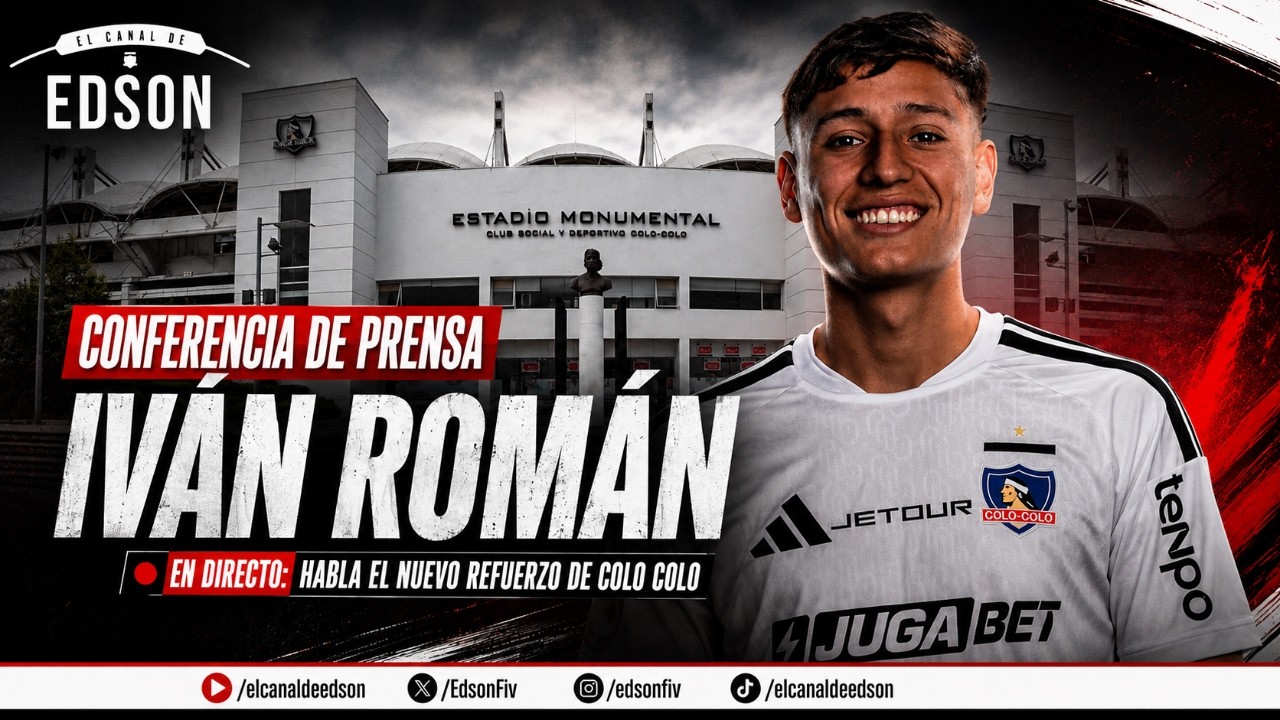 ⚪️⚫️ CONFERENCIA DE PRENSA: Iván Román habla como nuevo refuerzo de Colo Colo | EN VIVO